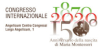 Ottobre 2021: Congresso internazionale per i 150 anni di Maria Montessori